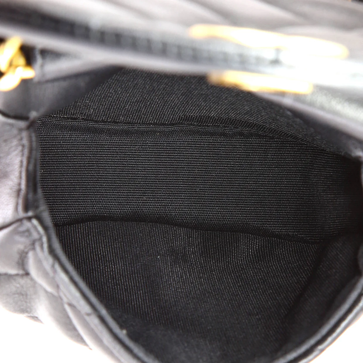 Coco Mail Clutch with Chain Quilted Calfskin Mini - Deep Luxury