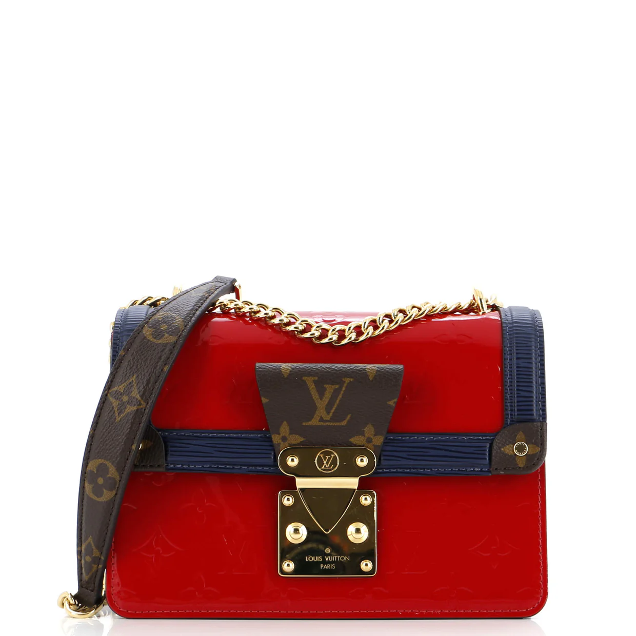 Wynwood Handbag Monogram Vernis with Monogram Canvas and Epi Leather - Deep Luxury