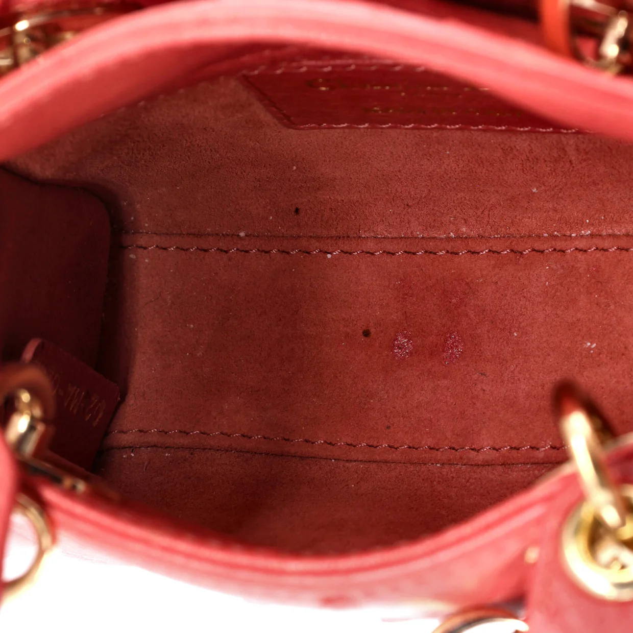 Lady Dior Bag Ostrich Micro - Deep Luxury