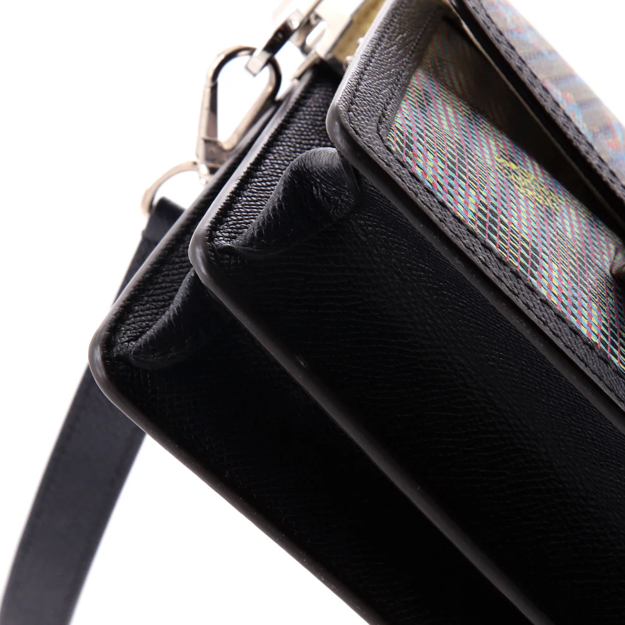 Dauphine Shoulder Bag Damier Monogram LV Pop Canvas Mini - Deep Luxury