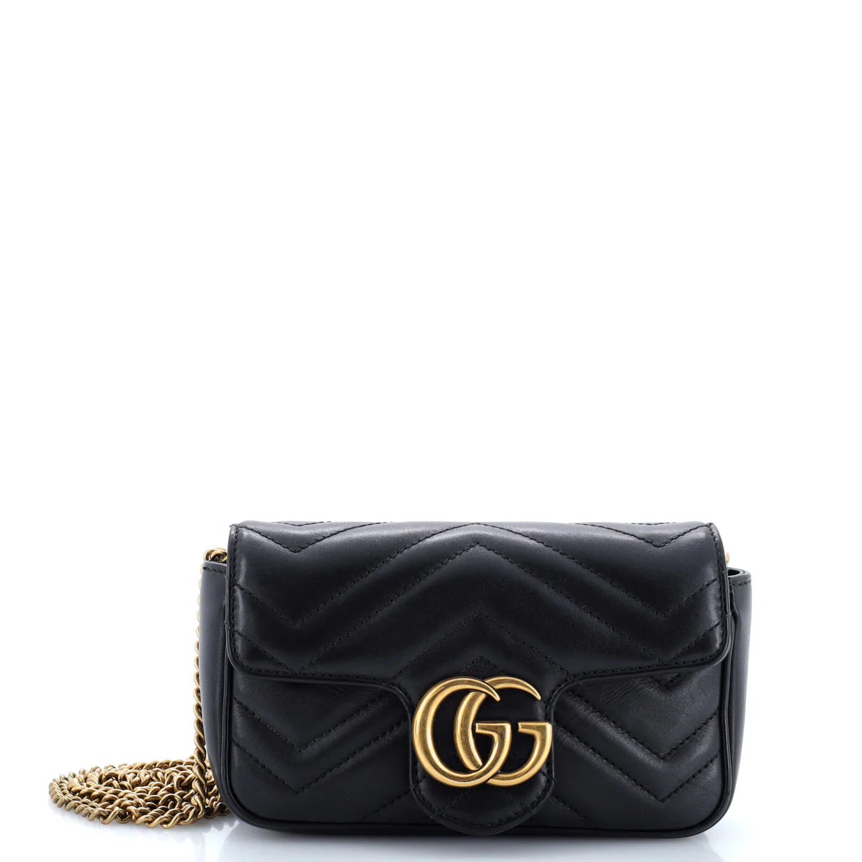 GG Marmont Flap Bag Matelasse Leather Super Mini - Deep Luxury