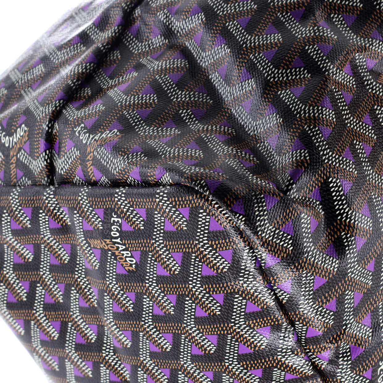 Saint Louis Tote Claire Voie Coated Canvas GM - Deep Luxury