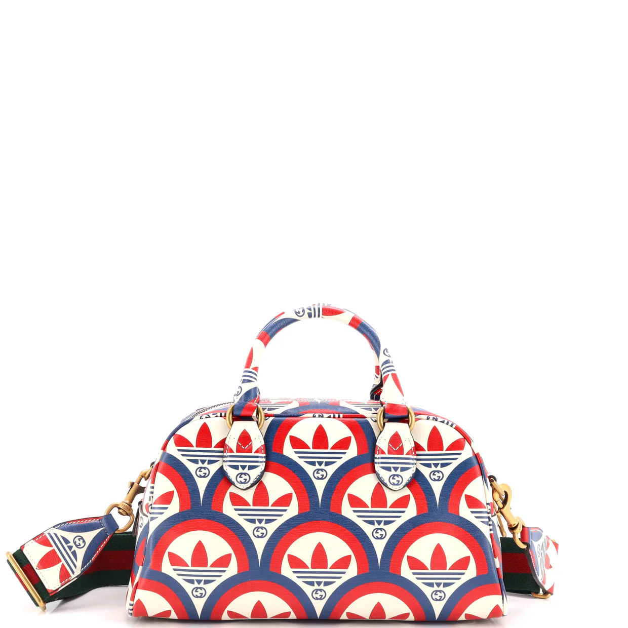 x adidas Duffle Bag Printed Leather Mini - Deep Luxury