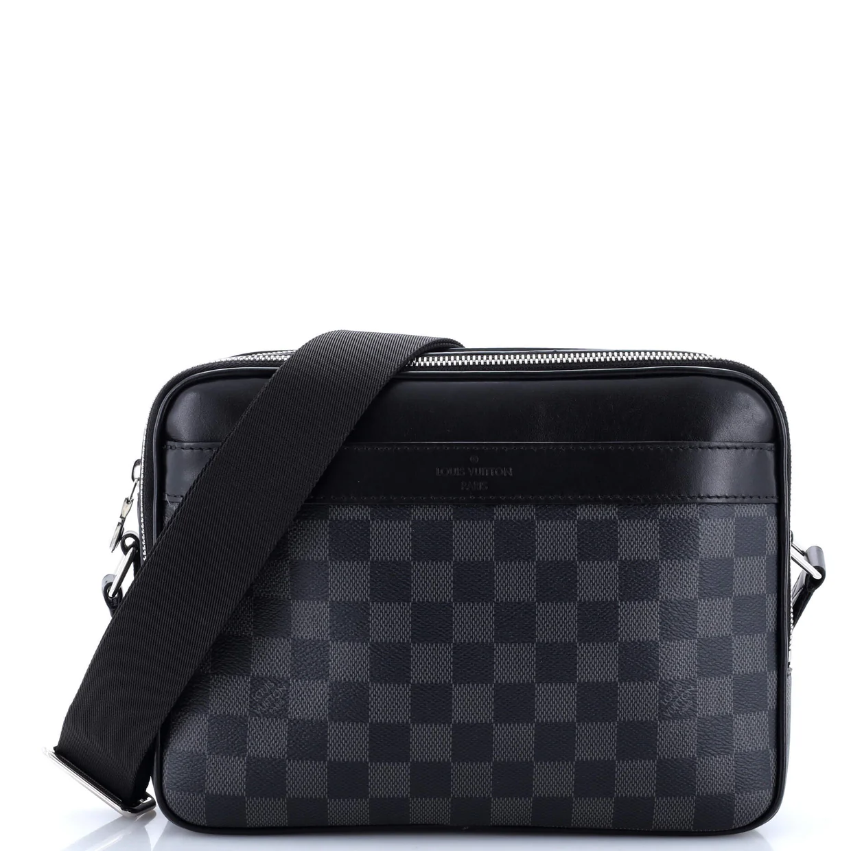 Trocadero NM Messenger Damier Graphite PM - Deep Luxury