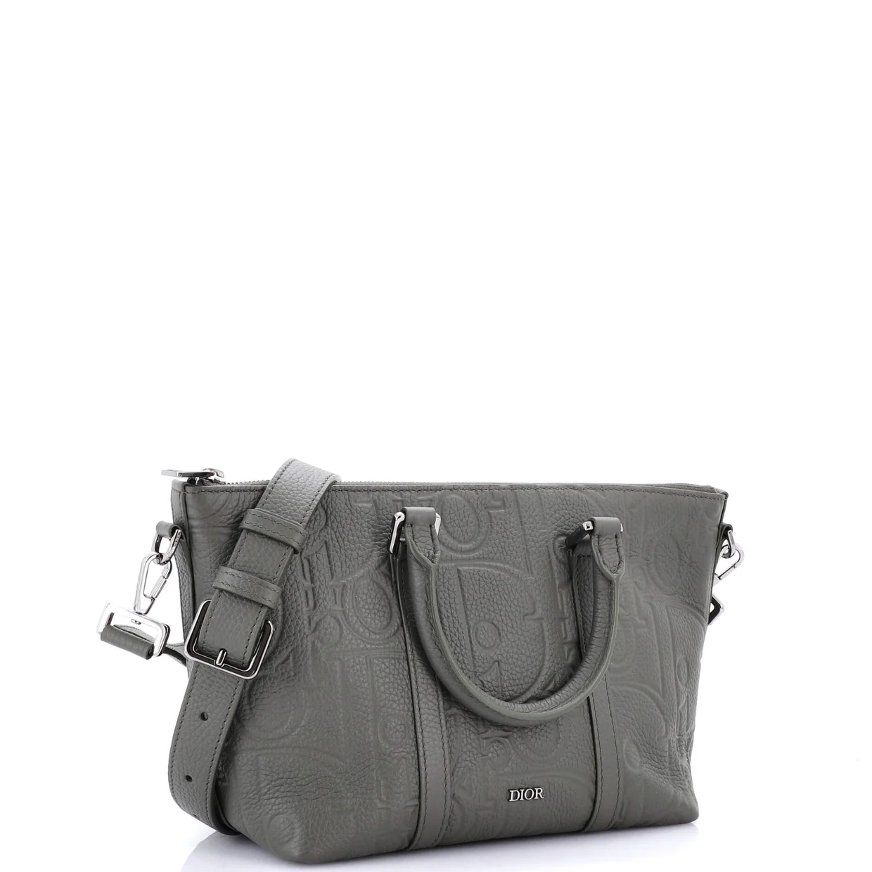 Weekender Convertible Tote Maxi Oblique Embossed Leather 25 - Deep Luxury