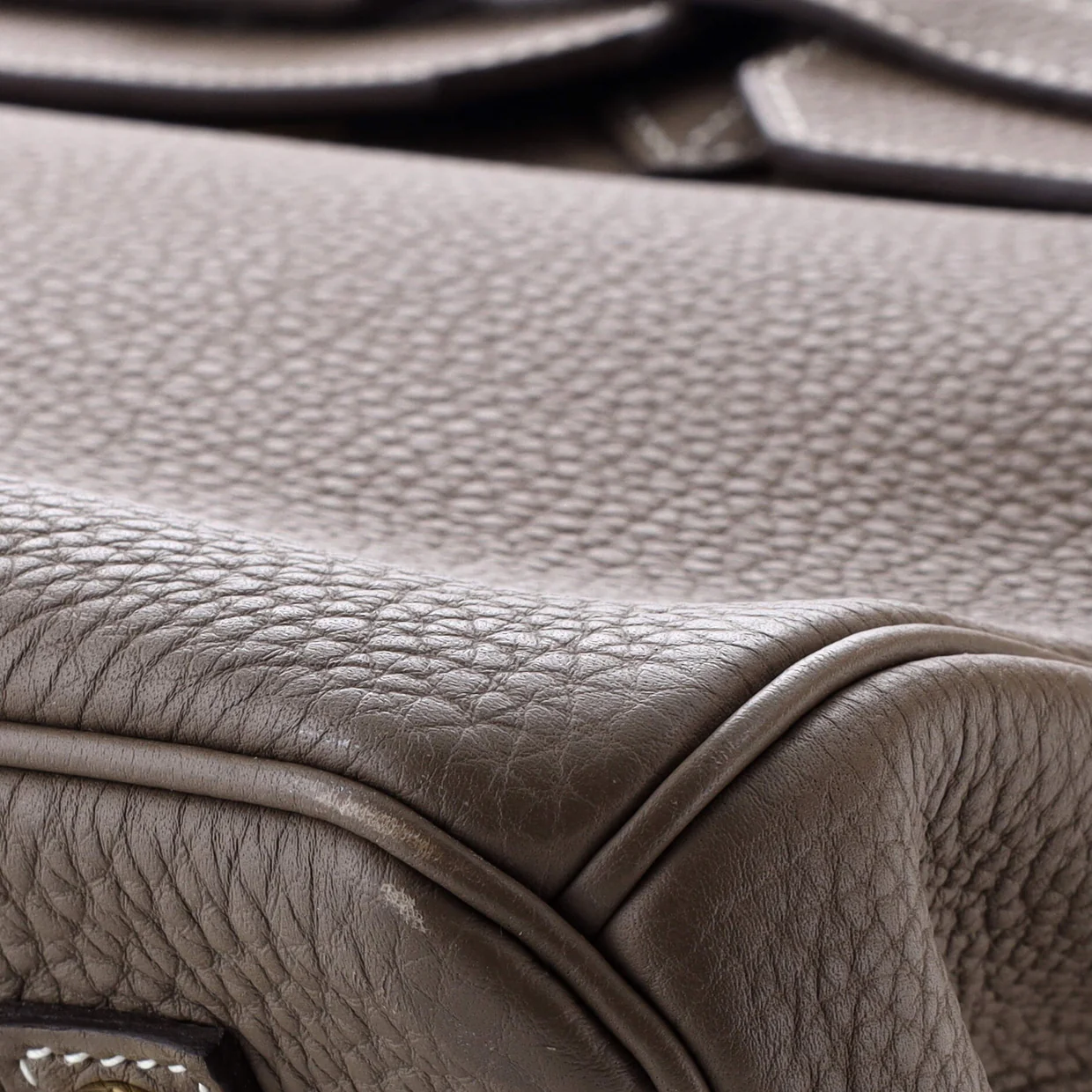 Birkin Handbag Grey Togo with Gold Hardware 35 - Deep Luxury