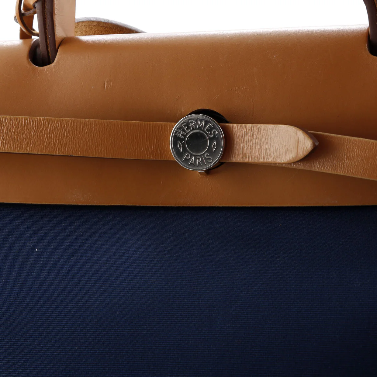 Herbag Zip Leather and Toile 31 - Deep Luxury