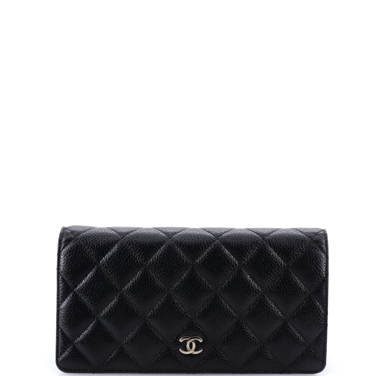 L-Yen Wallet Quilted Caviar - Deep Luxury
