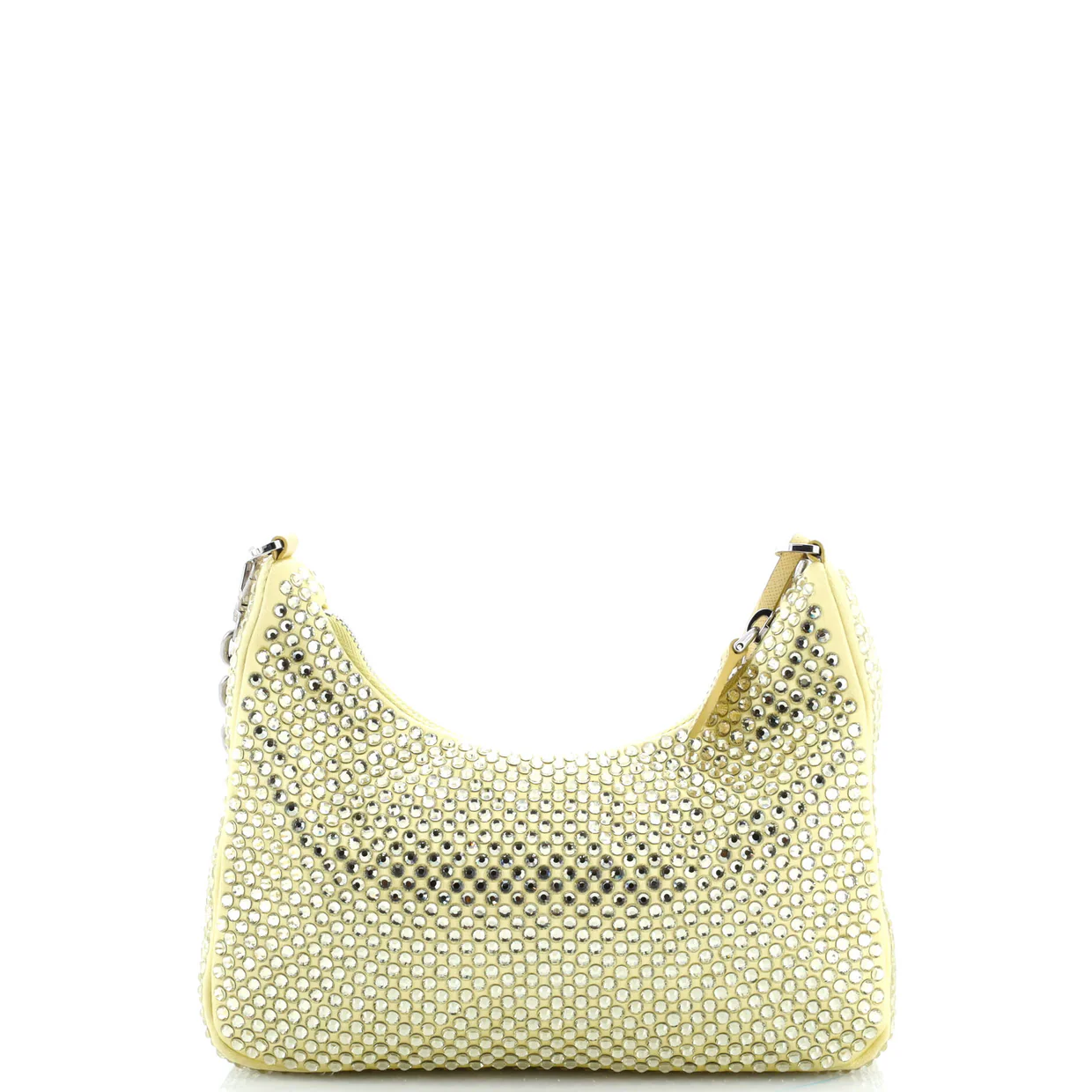 Re-Edition 2005 Shoulder Bag Crystal Embellished Satin Small - Deep Luxury