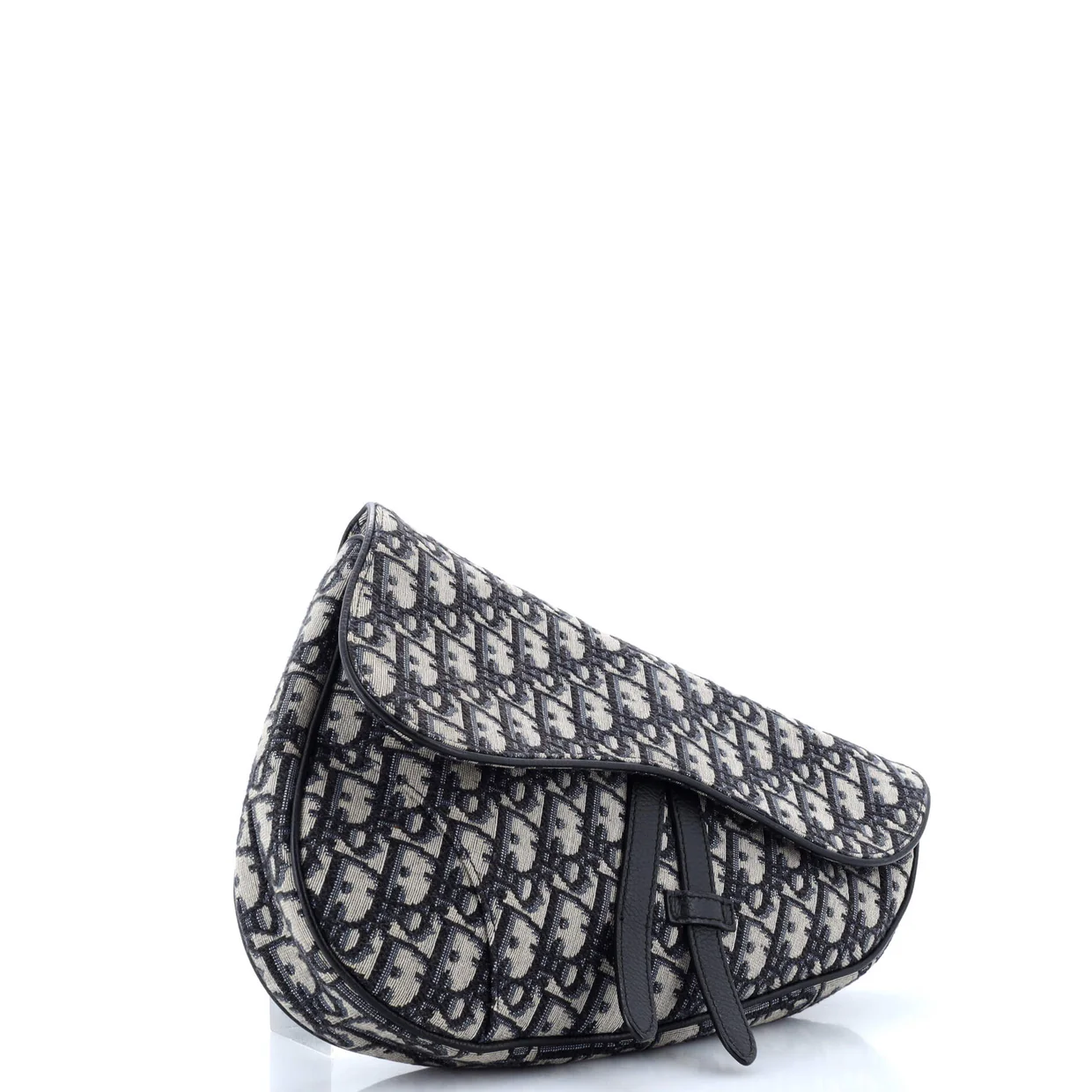 Saddle Crossbody Bag Oblique Canvas - Deep Luxury