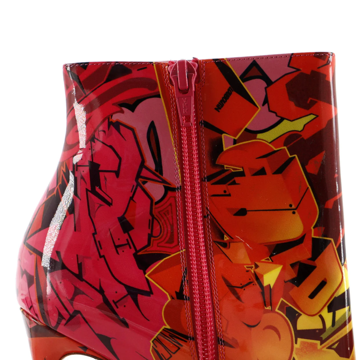 Women's So Kate Booty Ankle Boots Printed Patent 100 - Deep Luxury