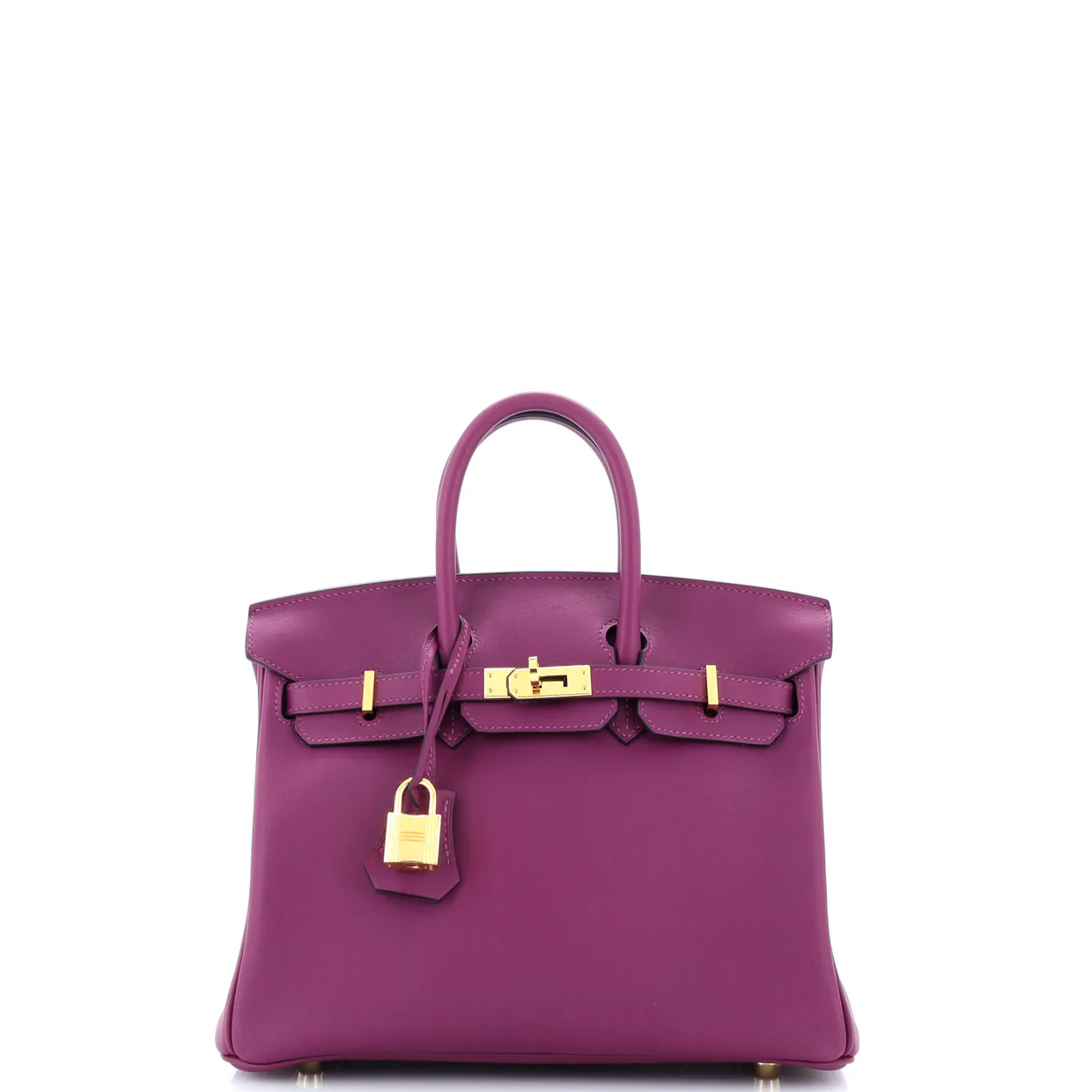 Birkin Handbag Anemone Swift with Gold Hardware 25 - Deep Luxury