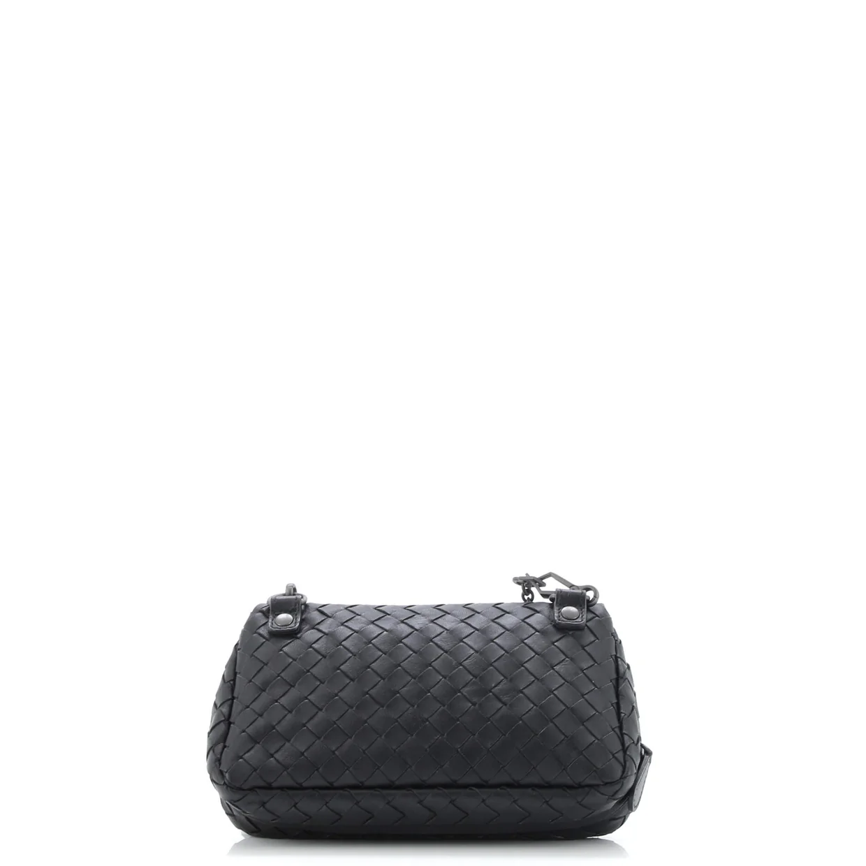 Expandable Chain Crossbody Bag Intrecciato Nappa Small - Deep Luxury