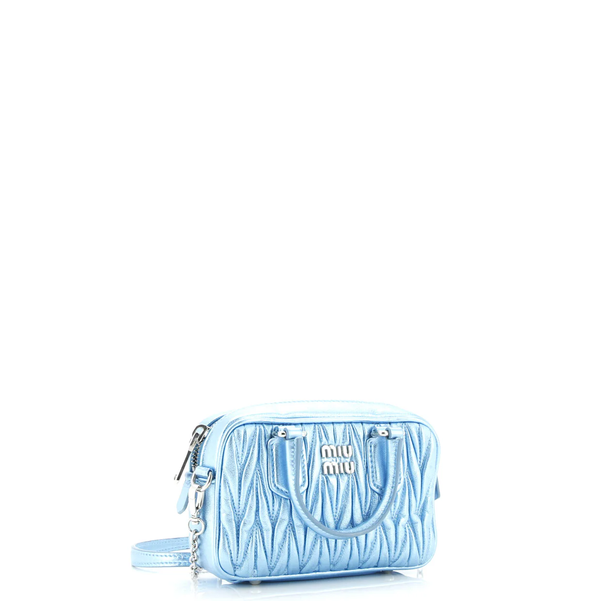 Arcadie Top Handle Chain Bag Matelasse Leather XXS - Deep Luxury