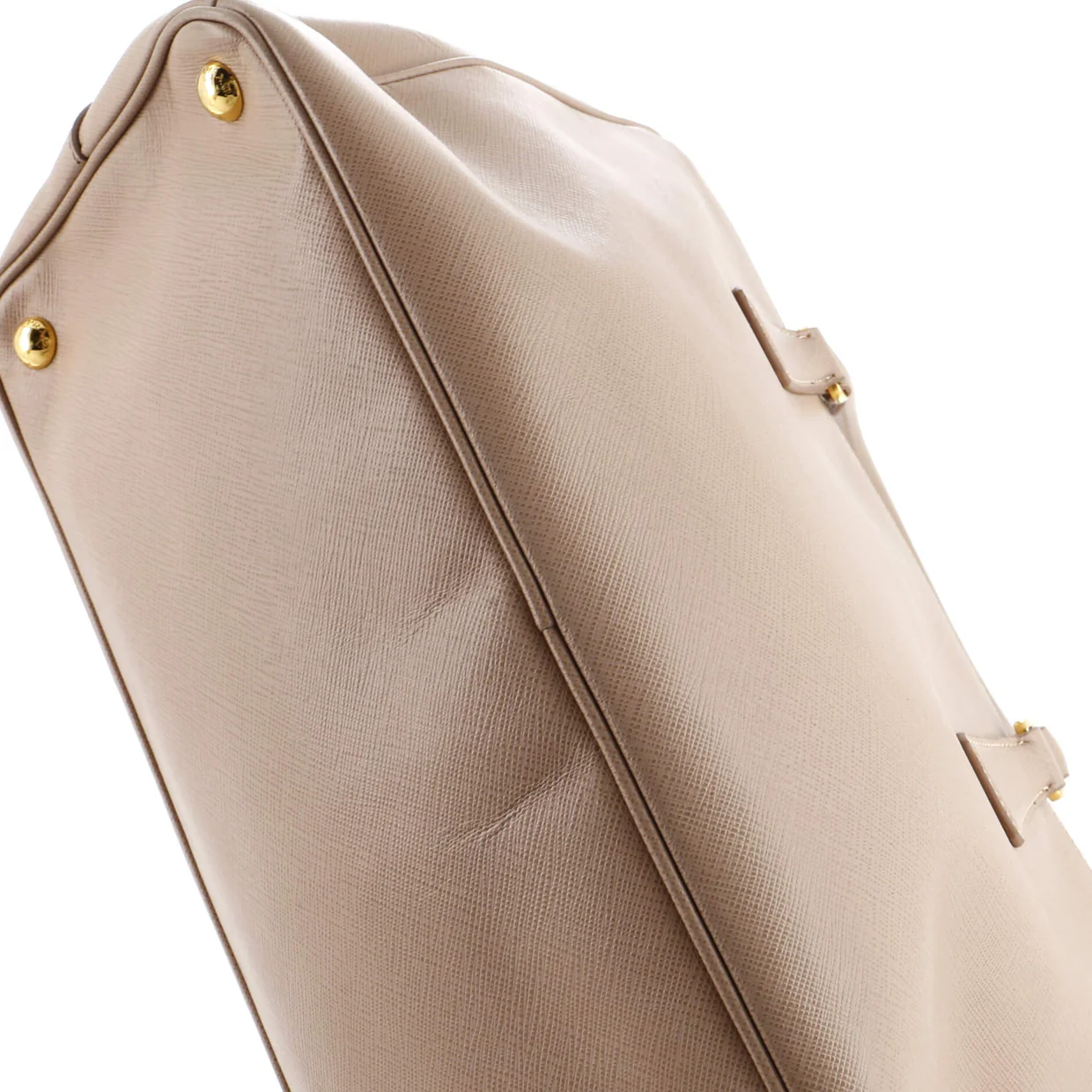 Double Zip Lux Tote Saffiano Leather Medium - Deep Luxury