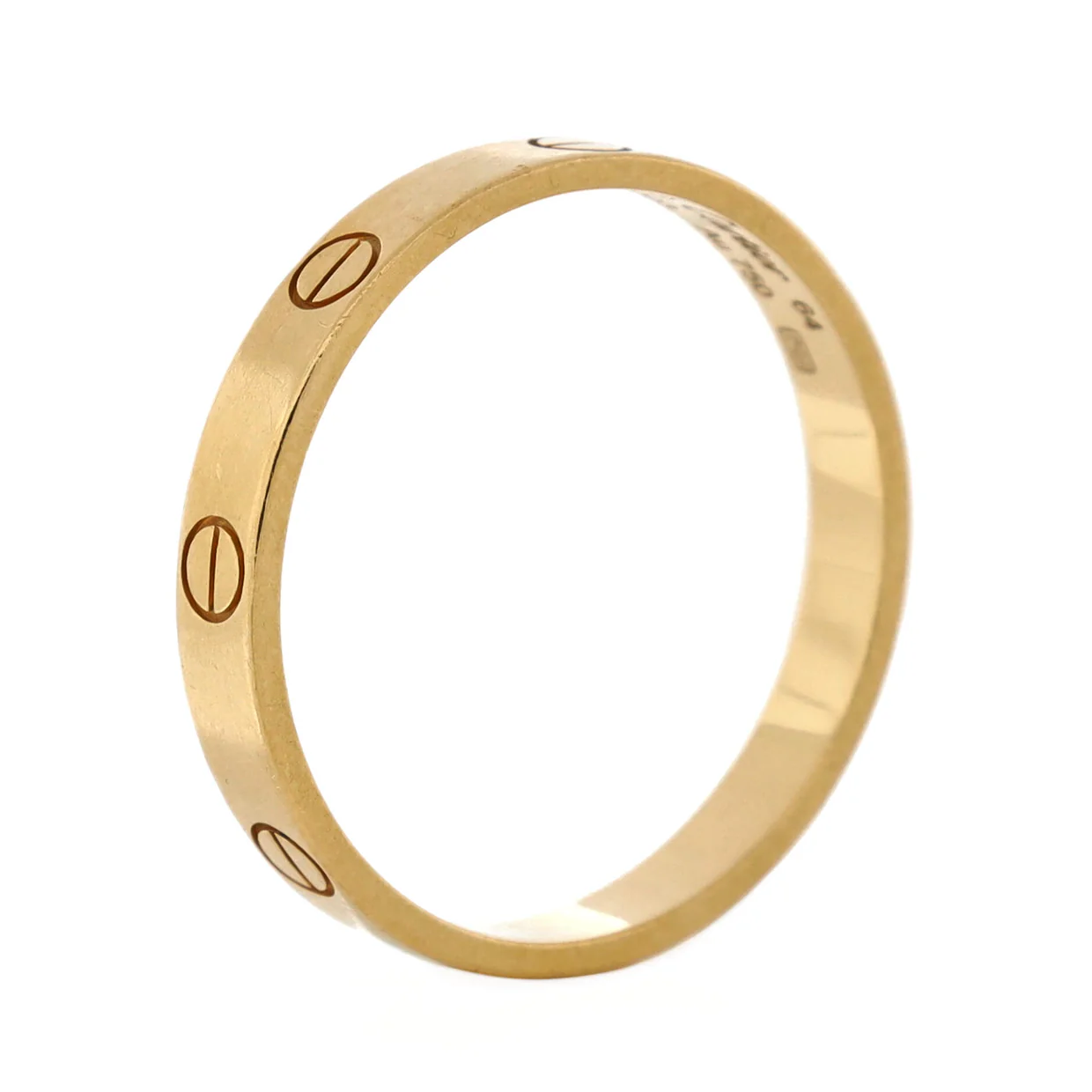 Love Wedding Band Ring 18K Yellow Gold - Deep Luxury