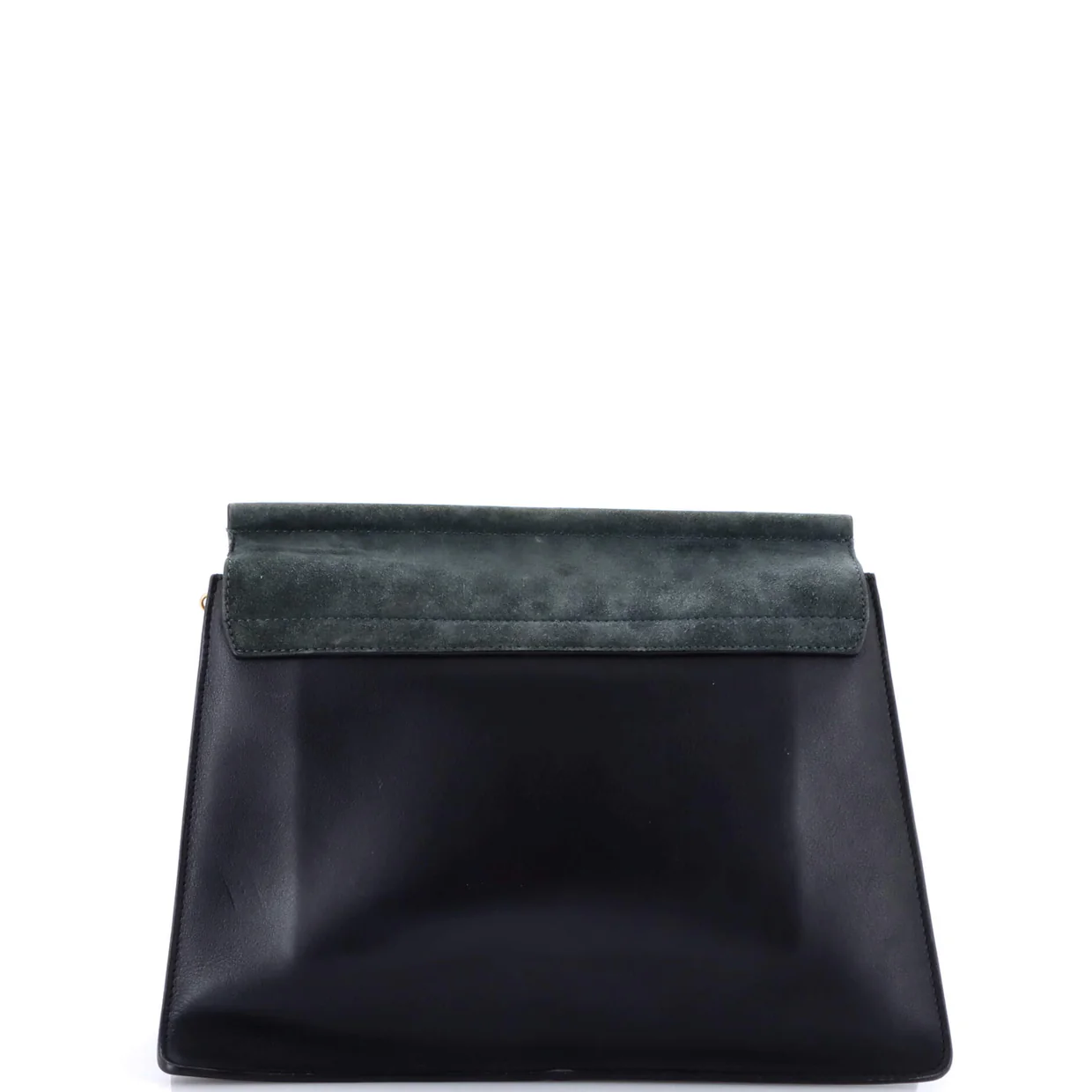 Faye Shoulder Bag Studded Leather and Suede Medium - Deep Luxury