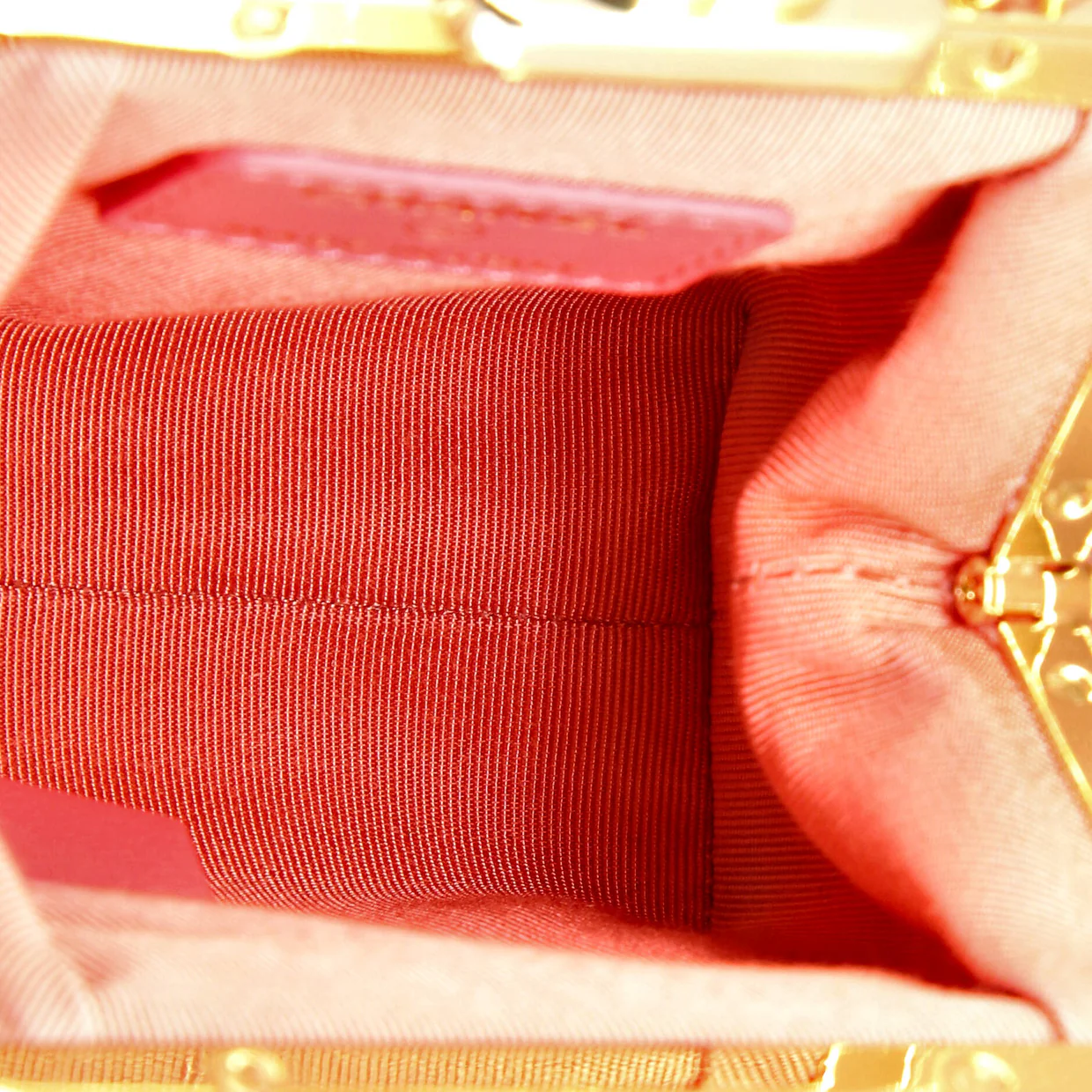 CC Kisslock Frame Clutch with Chain Quilted Tweed Mini - Deep Luxury