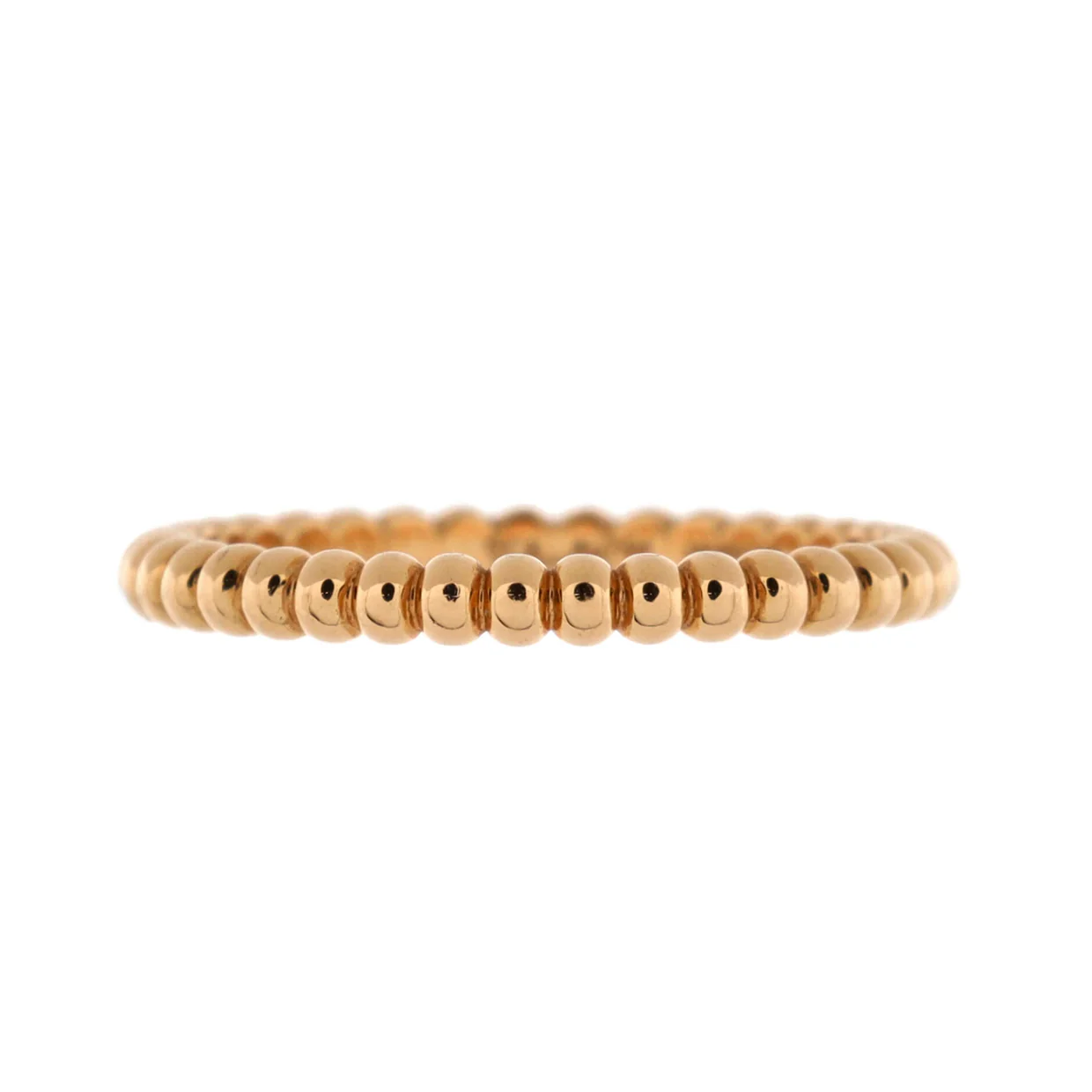 Perlee Ring 18K Rose Gold Small - Deep Luxury