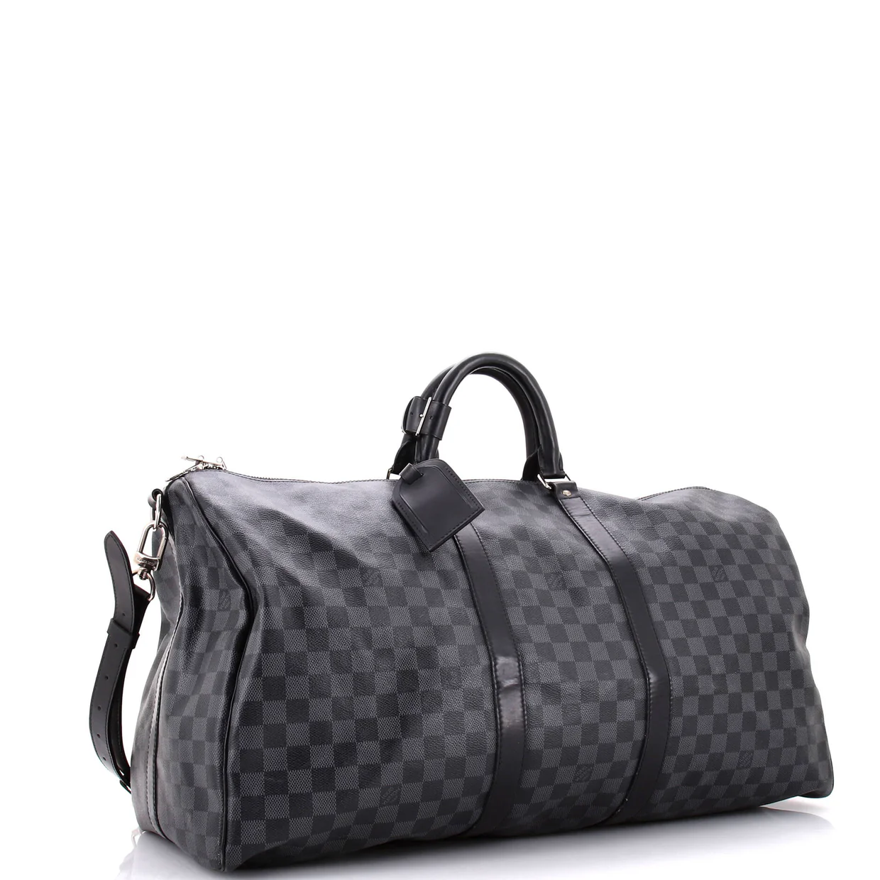 Keepall Bandouliere Bag Damier Graphite 55 - Deep Luxury
