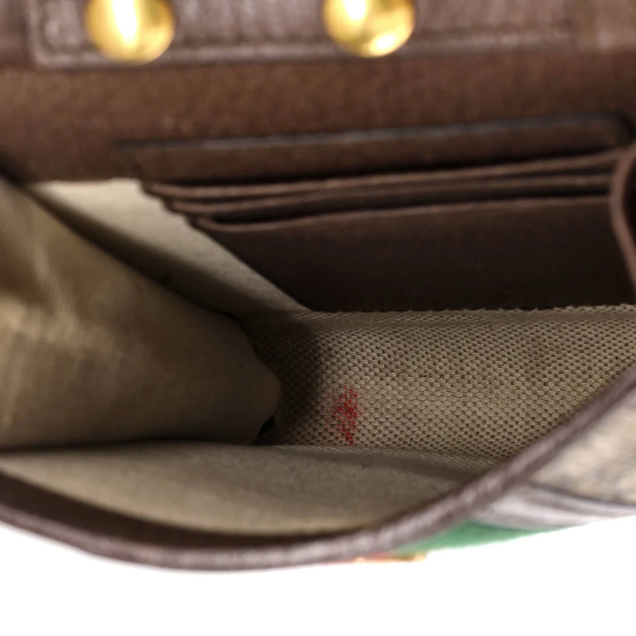 Ophidia Vertical Flap Crossbody Bag GG Coated Canvas Mini - Deep Luxury