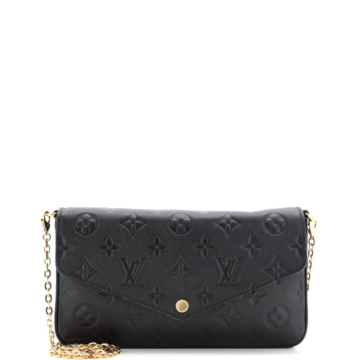 Felicie Pochette Monogram Empreinte Leather - Deep Luxury