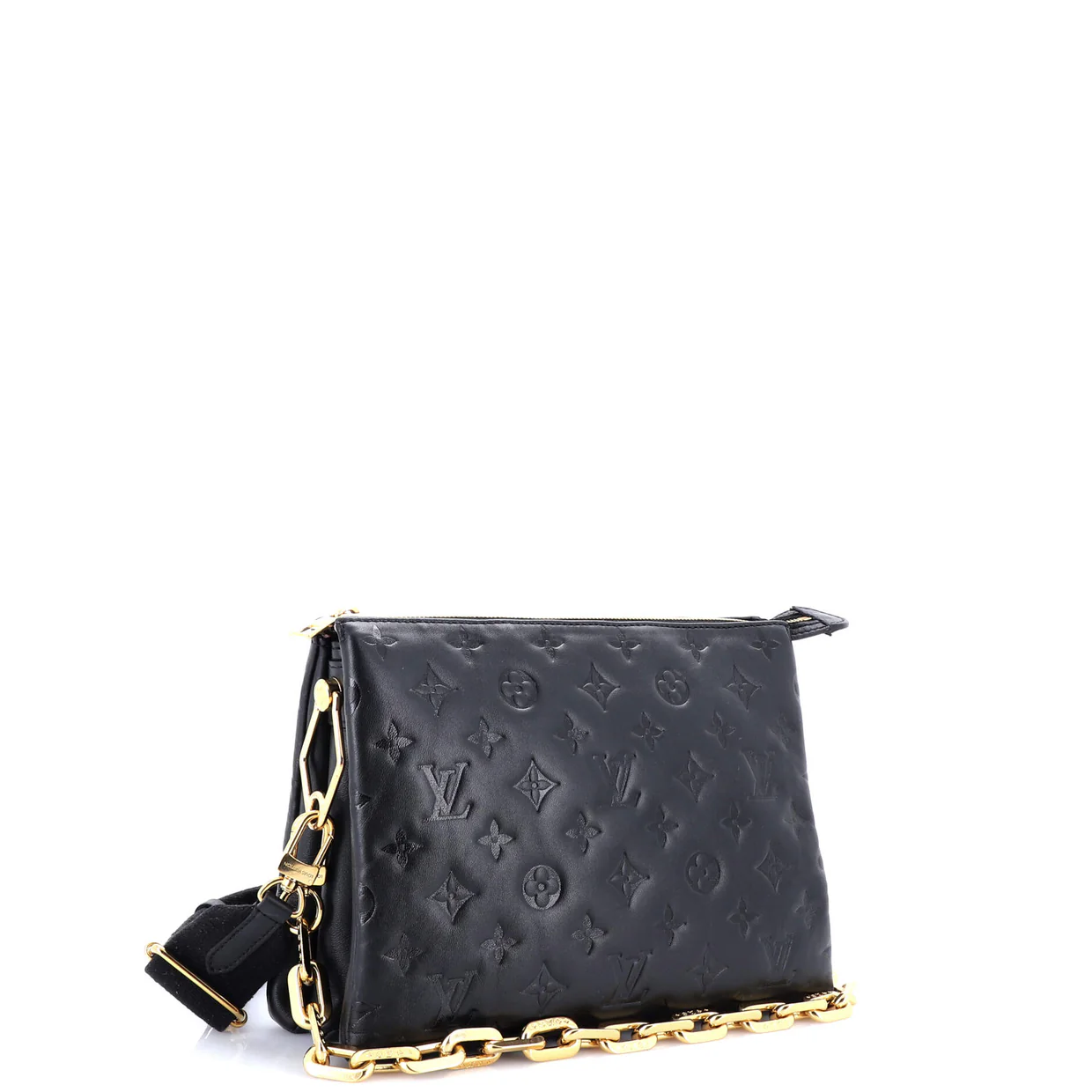 Coussin Bag Monogram Embossed Lambskin PM - Deep Luxury