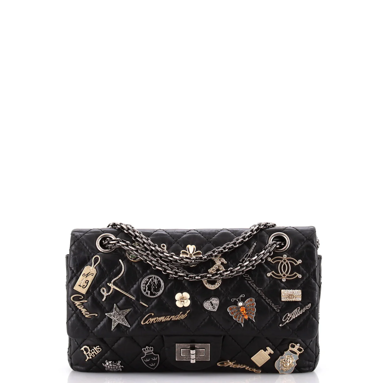 Lucky Charms Reissue 2.55 Flap Bag Quilted Aged Calfskin 225 - Deep Luxury