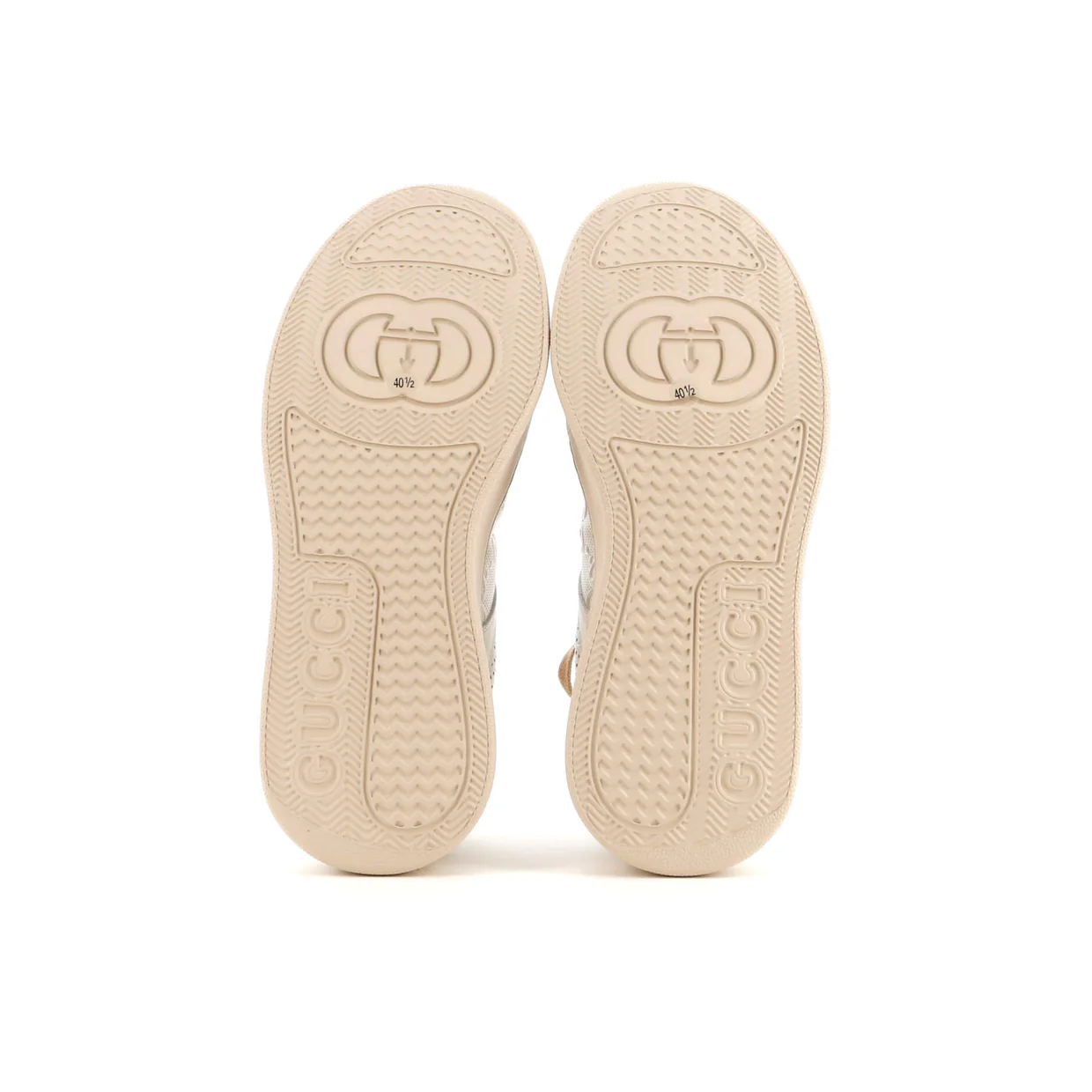 Chunky B Sneakers GG Embossed Perforated Leather - Deep Luxury