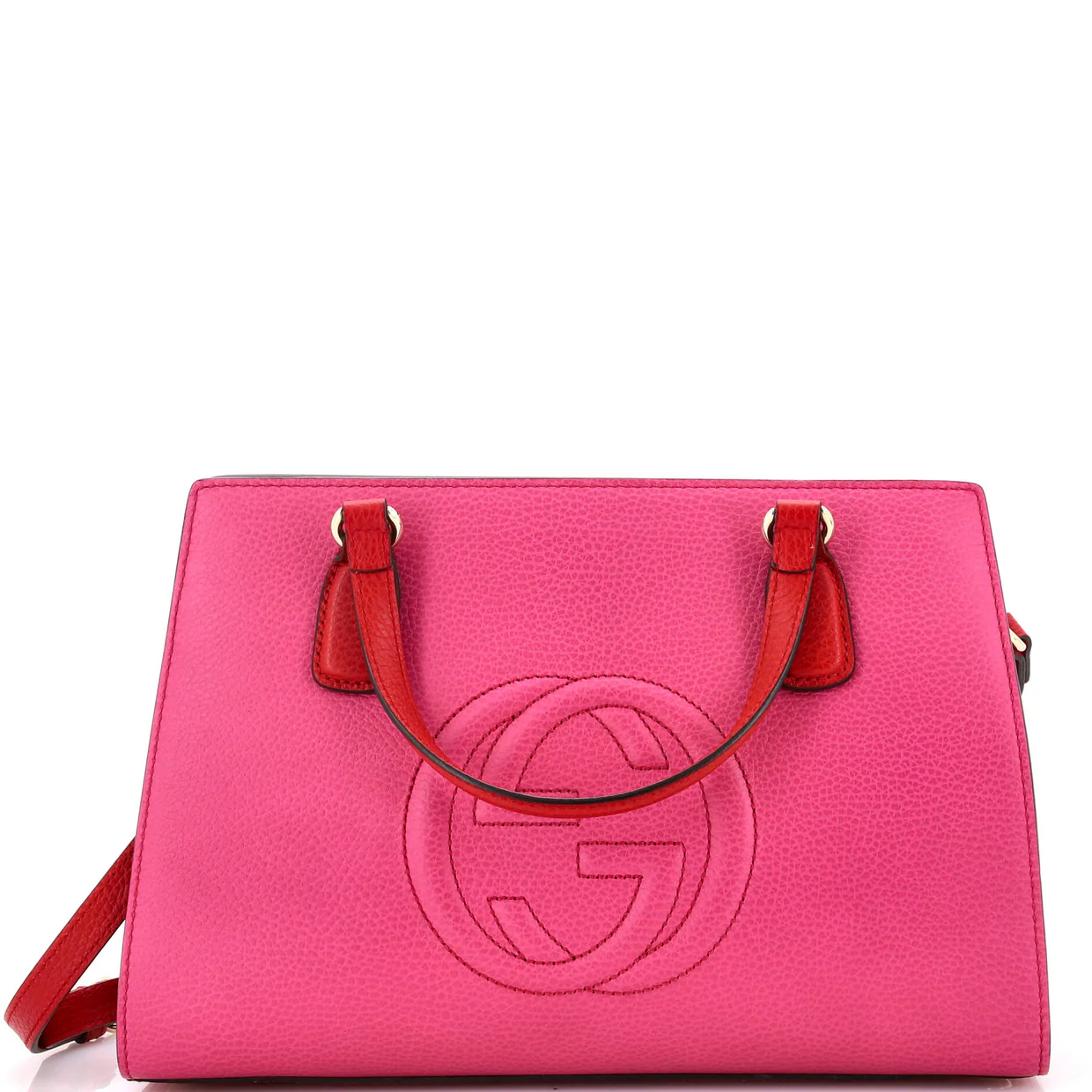 Soho Convertible Top Handle Satchel Leather Medium - Deep Luxury