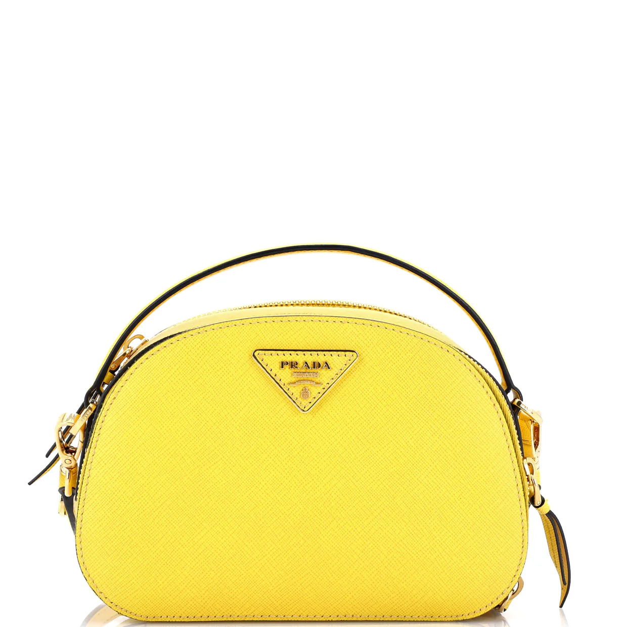 Odette Top Handle Bag Saffiano Leather Small - Deep Luxury
