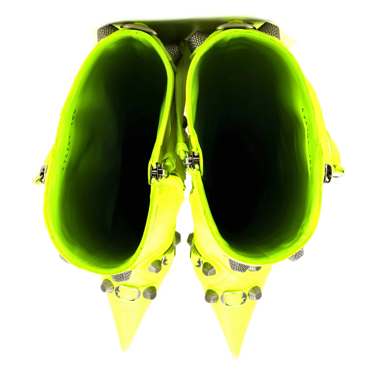 Women's Cagole Knee High Boots Studded Leather 90 - Deep Luxury