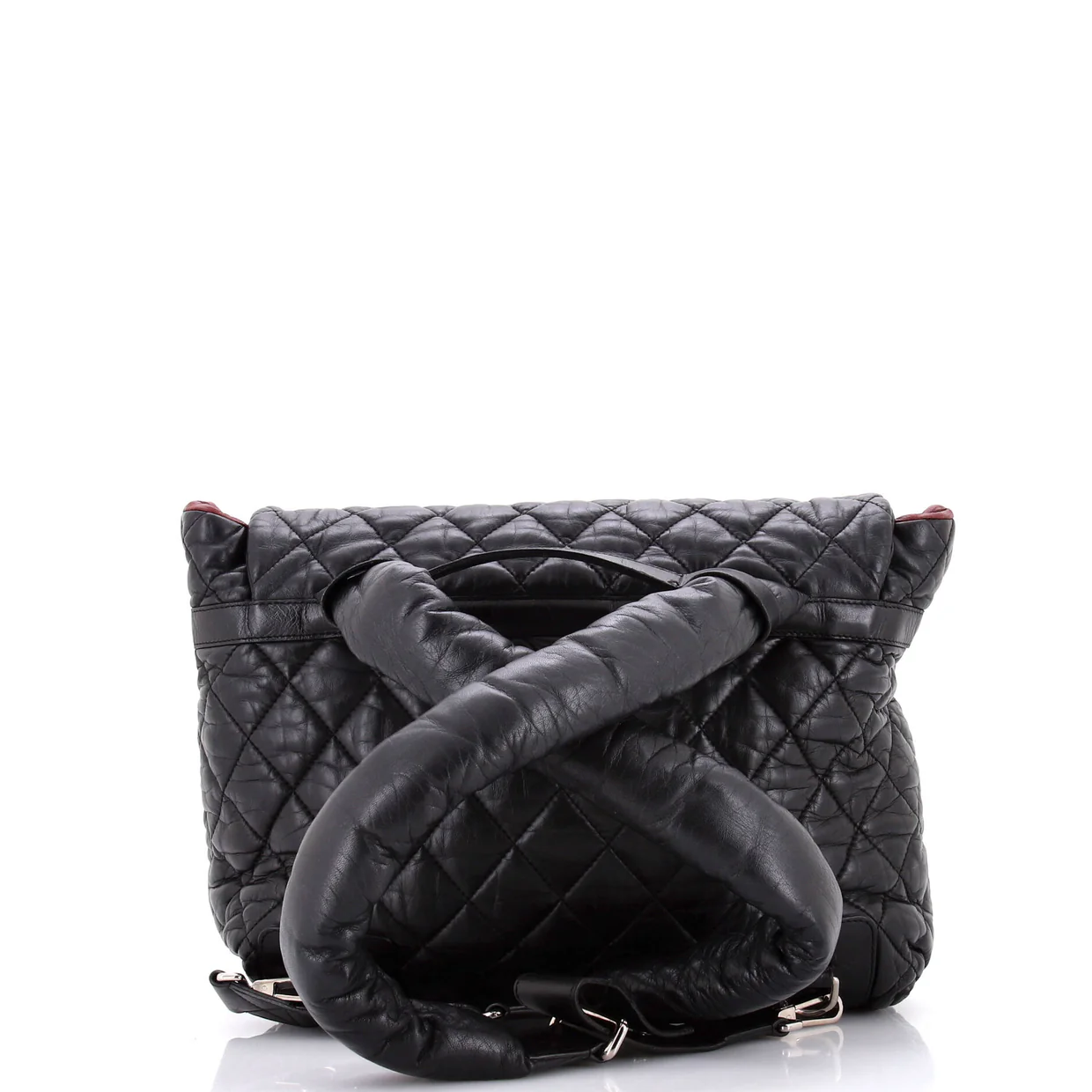 Coco Cocoon Flap Backpack Quilted Lambskin - Deep Luxury