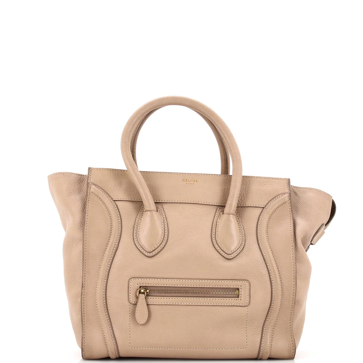 Luggage Bag Grainy Leather Mini - Deep Luxury