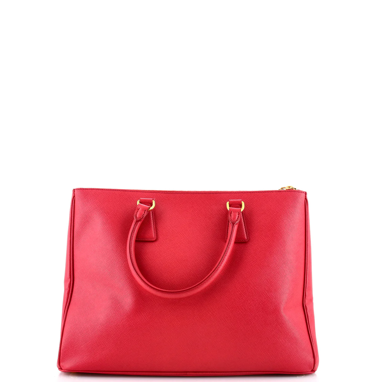 Double Zip Lux Tote Saffiano Leather Large - Deep Luxury