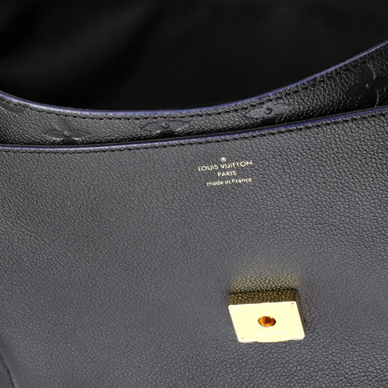 Blanche Handbag Monogram Empreinte Leather MM - Deep Luxury