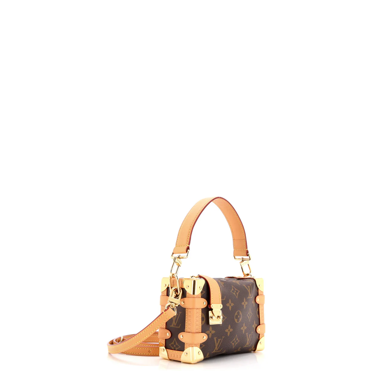 Side Trunk Handbag Monogram Canvas PM - Deep Luxury