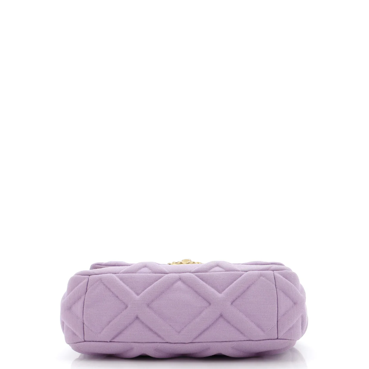 19 Flap Bag Quilted Jersey Medium - Deep Luxury