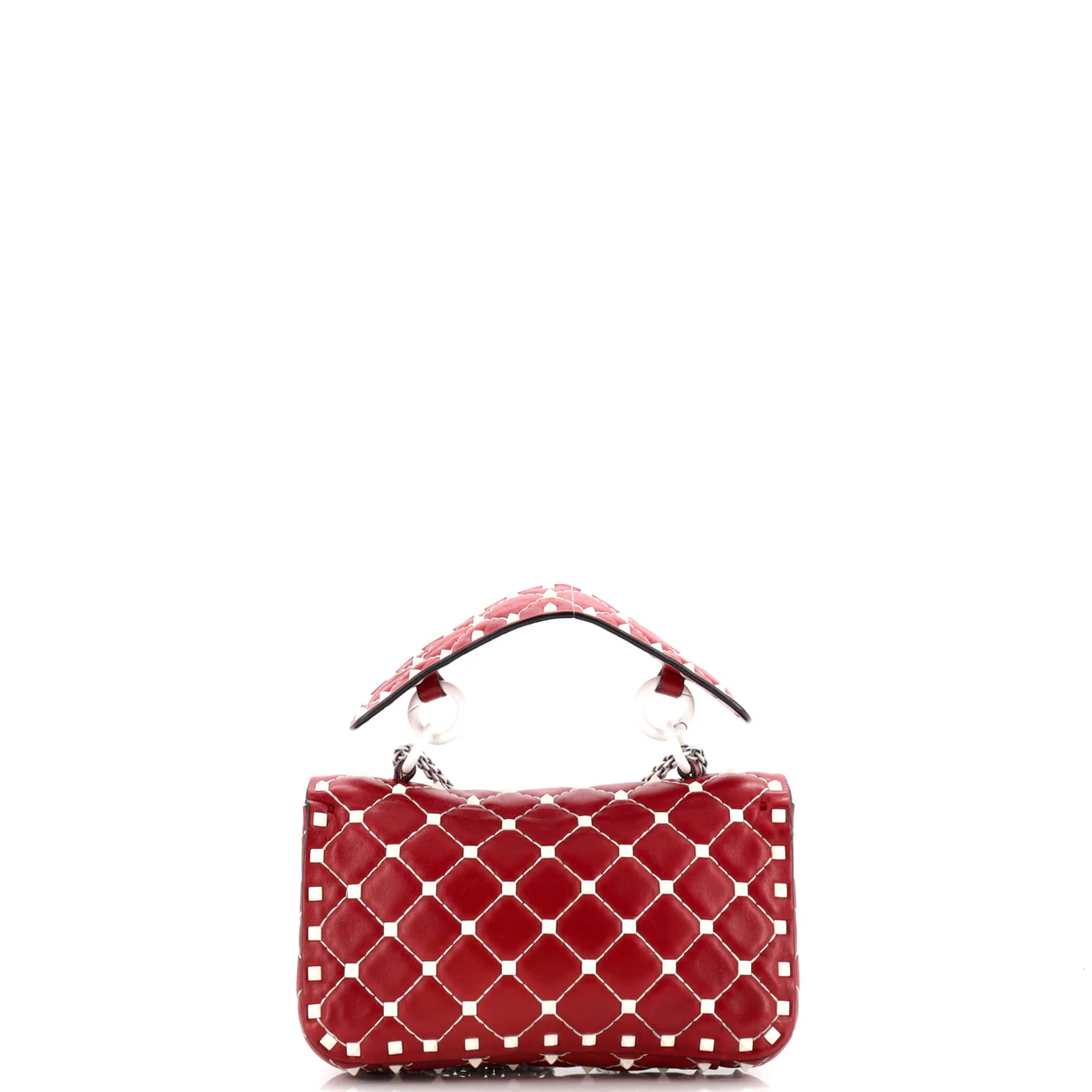 Free Rockstud Spike Flap Bag Quilted Leather Small - Deep Luxury