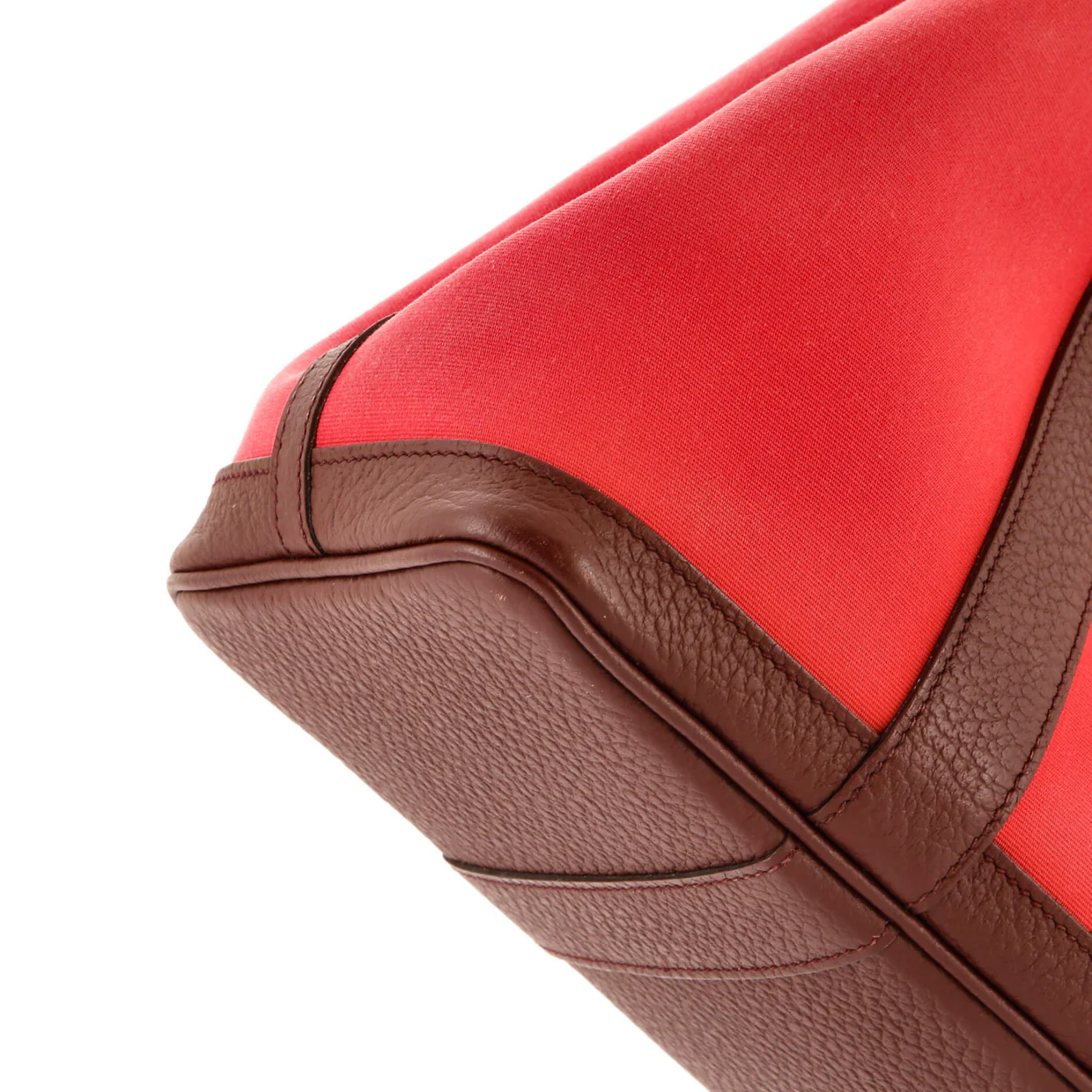 Garden Party Tote Toile and Leather 30 - Deep Luxury