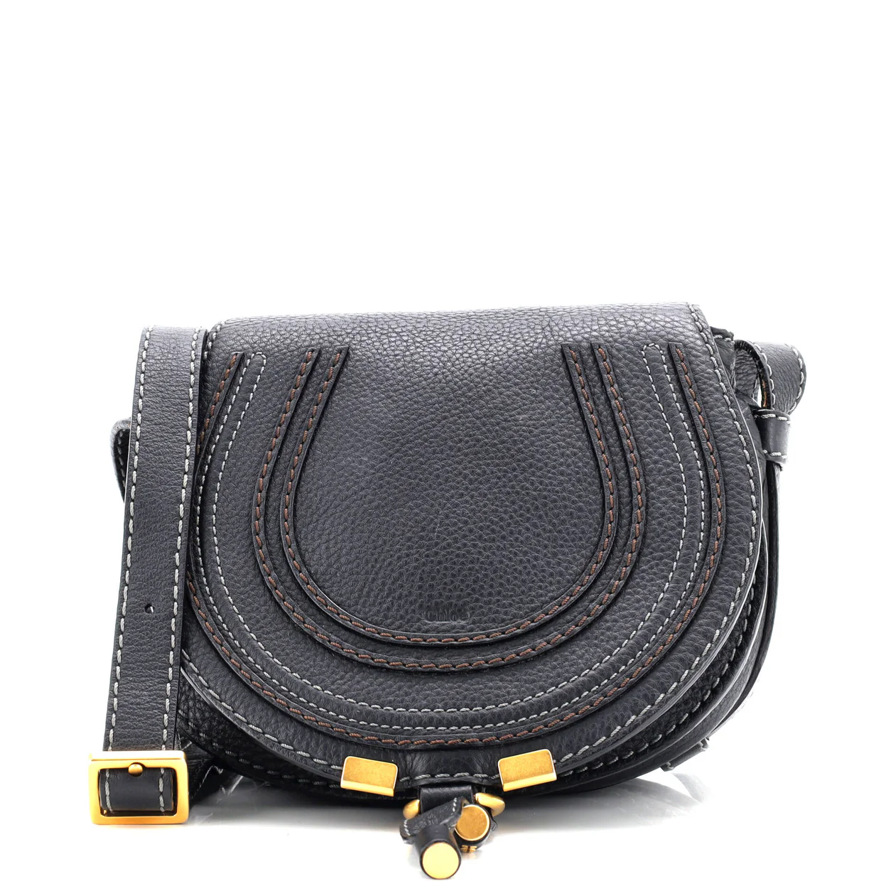 Marcie Crossbody Bag Leather Small - Deep Luxury
