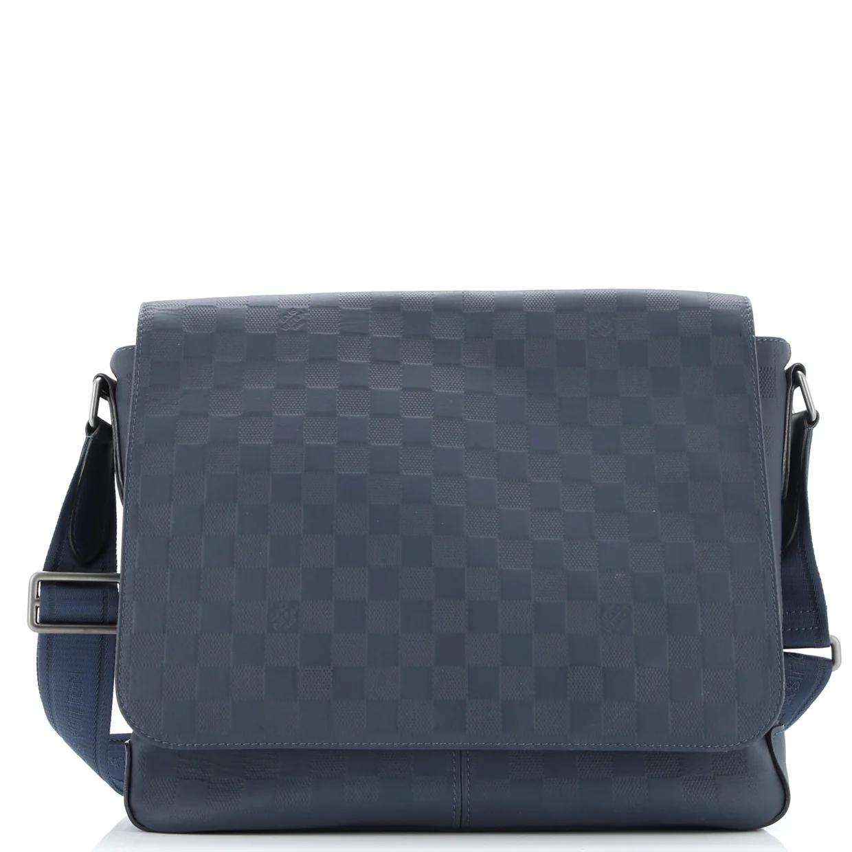 District Messenger Bag Damier Infini Leather MM - Deep Luxury