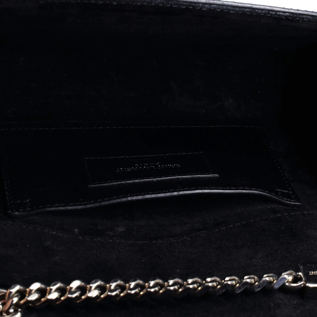 Classic Monogram Tassel Crossbody Bag Crocodile Embossed Leather Small - Deep Luxury