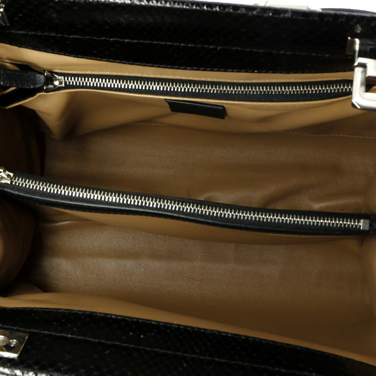 Zumi Top Handle Bag Python Small - Deep Luxury