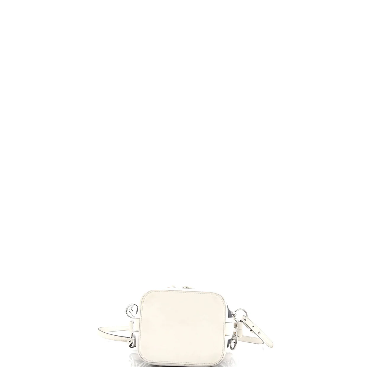 Woven Handle Mon Tresor Bucket Bag Zucca Embroidered Canvas Mini - Deep Luxury