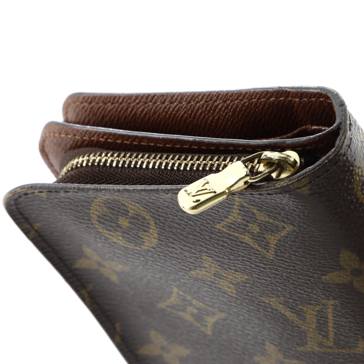 Compact Zippe Wallet Monogram Canvas - Deep Luxury