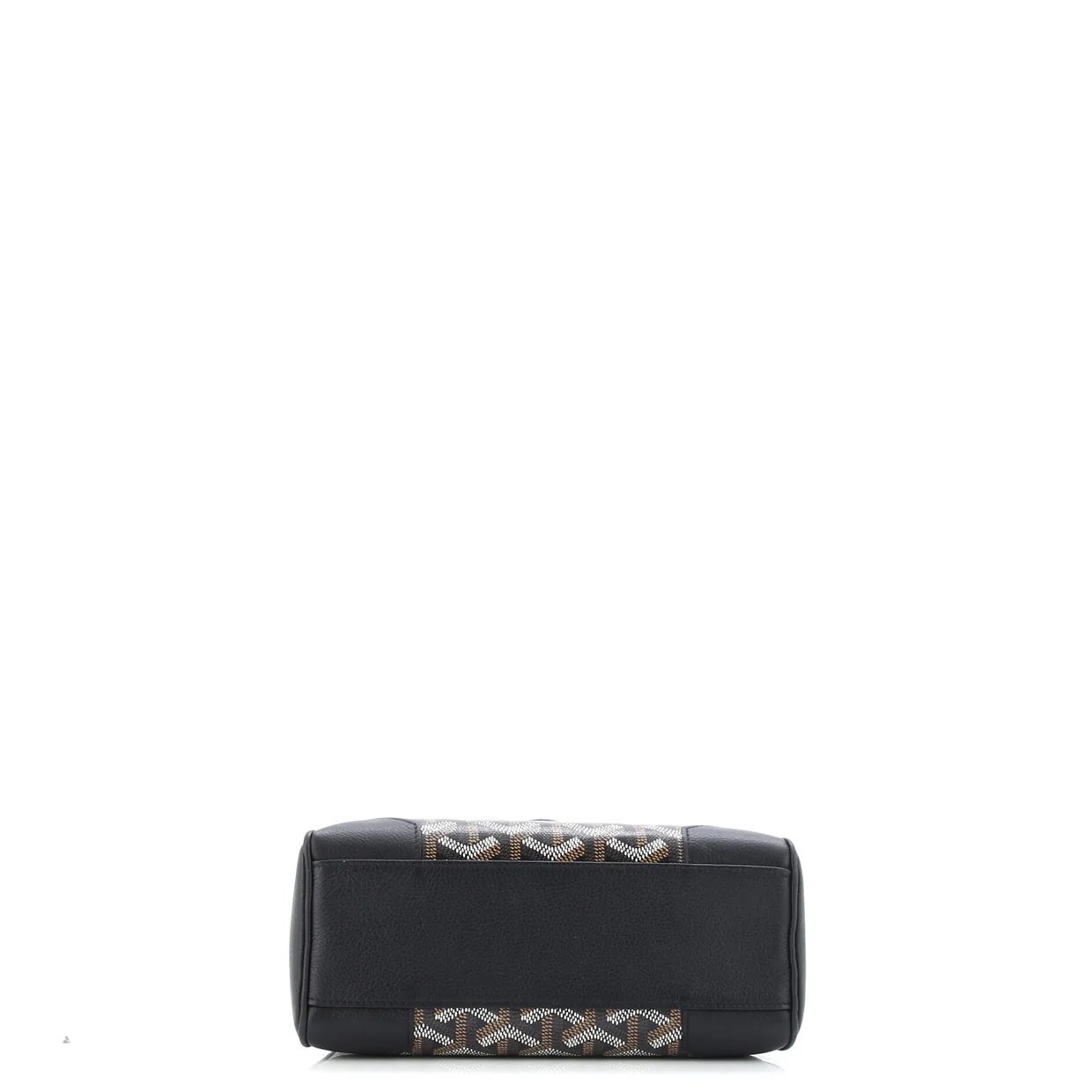 Saigon Top Handle Bag Coated Canvas with Leather Mini - Deep Luxury