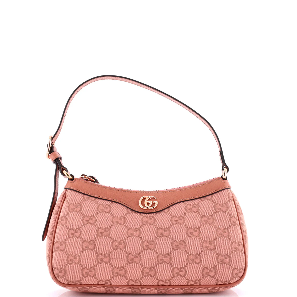 Ophidia Zip Pochette Shoulder Bag GG Canvas Small - Deep Luxury