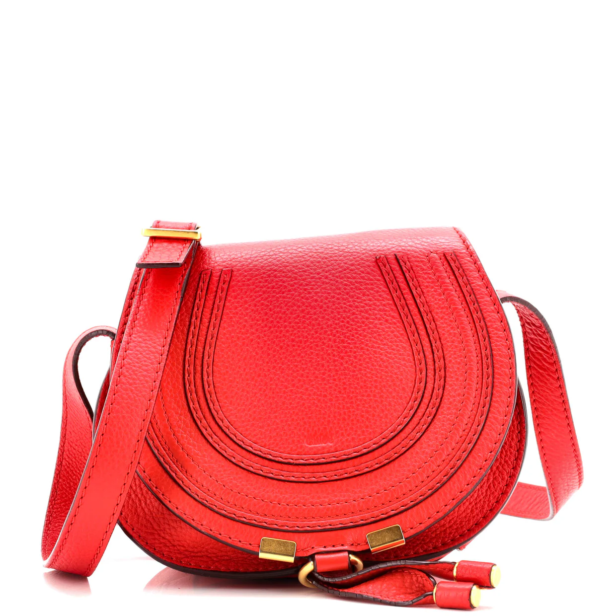 Marcie Crossbody Bag Leather Small - Deep Luxury