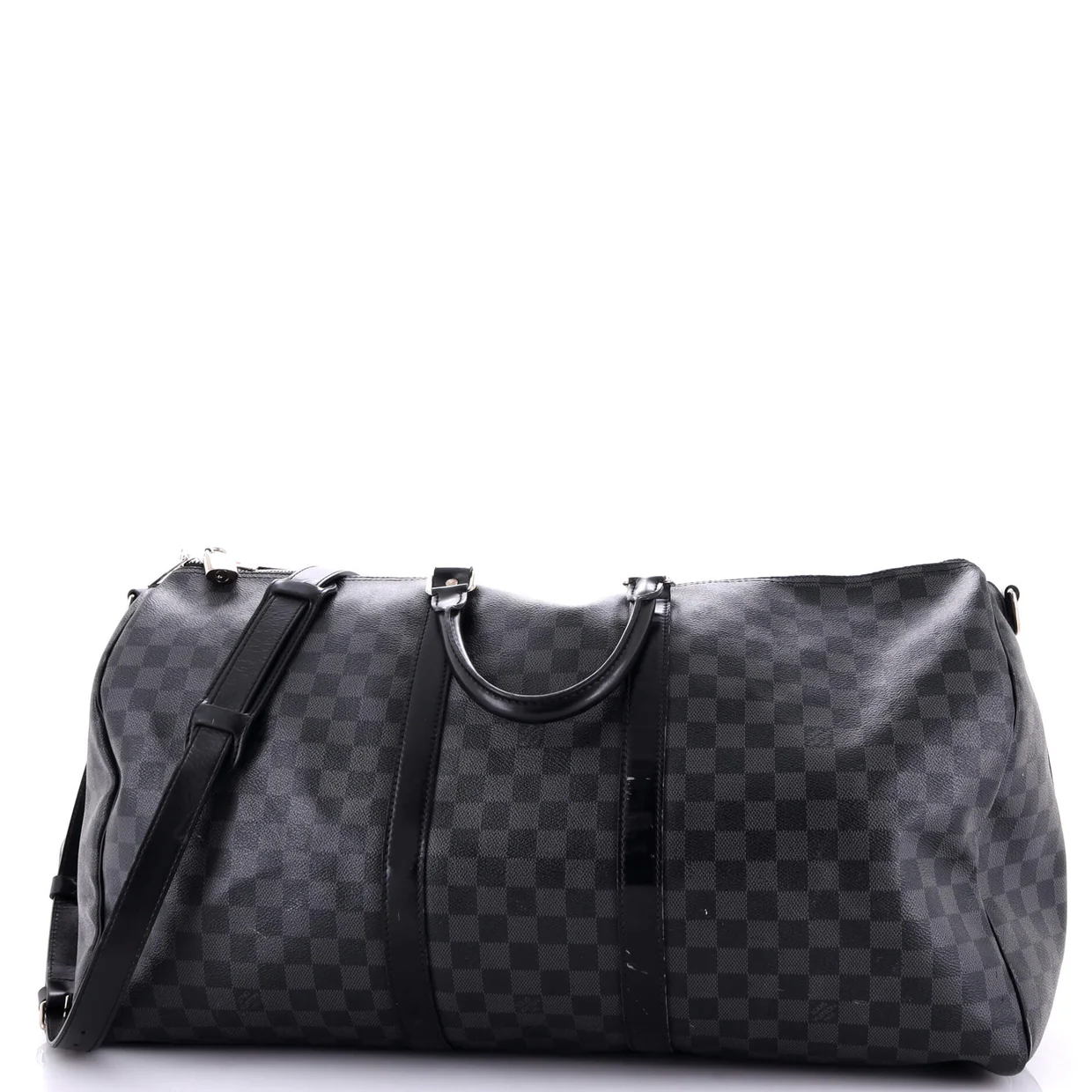 Keepall Bandouliere Bag Damier Graphite 55 - Deep Luxury